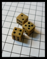 Dice : Dice - 6D - Set of 3 Bone Dice